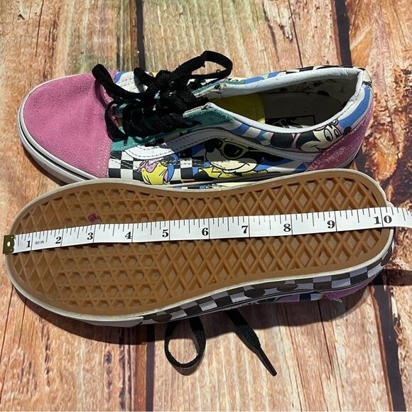 Vans Old Skool Disney Mickey Mouse Size 6.5 men's Size 8 women's Preowned - Picture 7 of 7